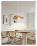 Nordic Wabi Sabi Led Pendant Lights for Living Room Home Decoration Rattan Bedroom Chandelier Loft Hanging Lamp Lustre Fixture